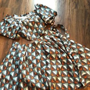 COPY - Eloquii Abstract African Print Skirt Set Final 🍂